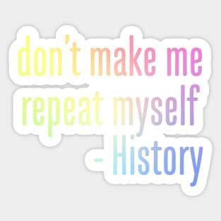 History Sticker